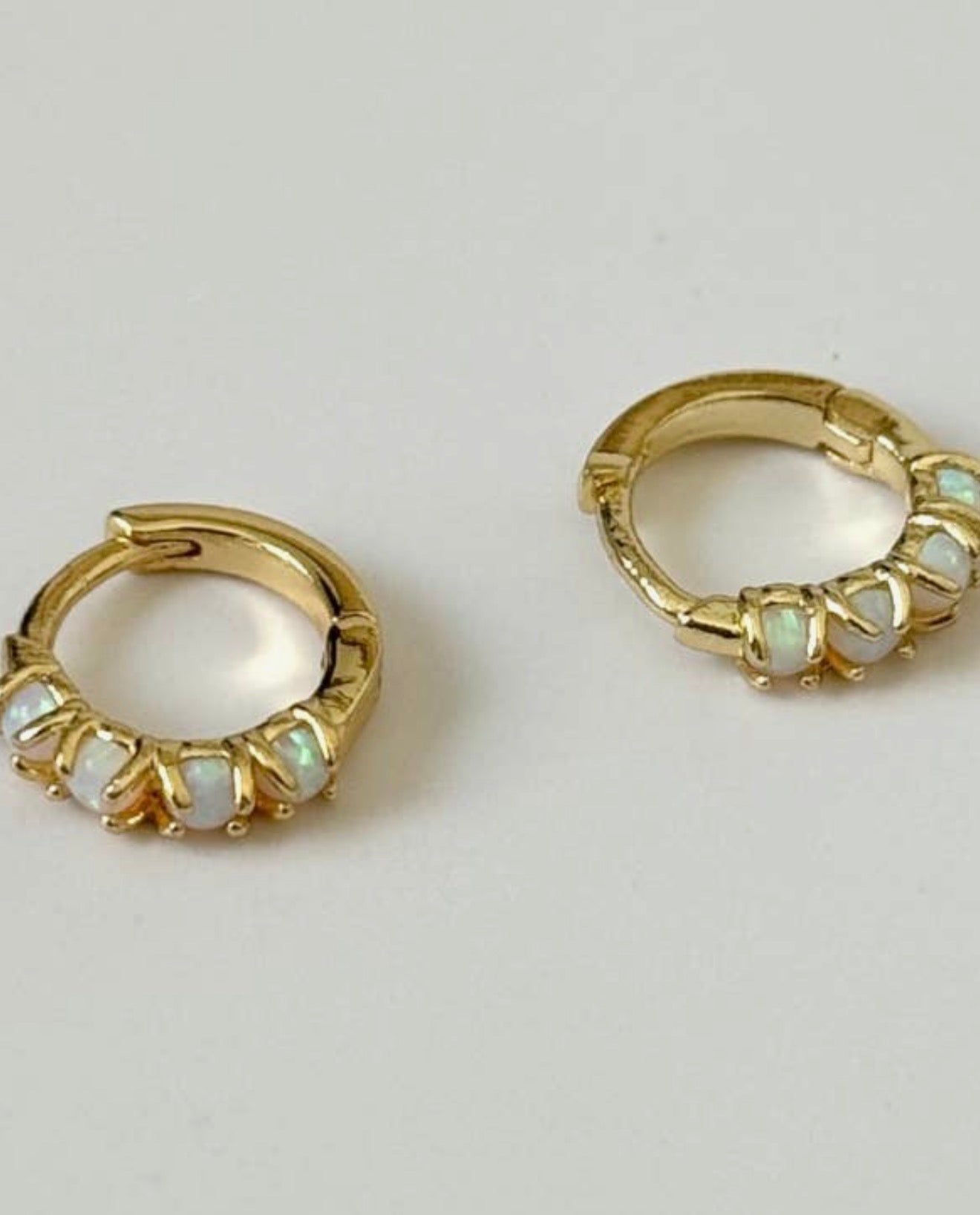 Sonata opal hoops