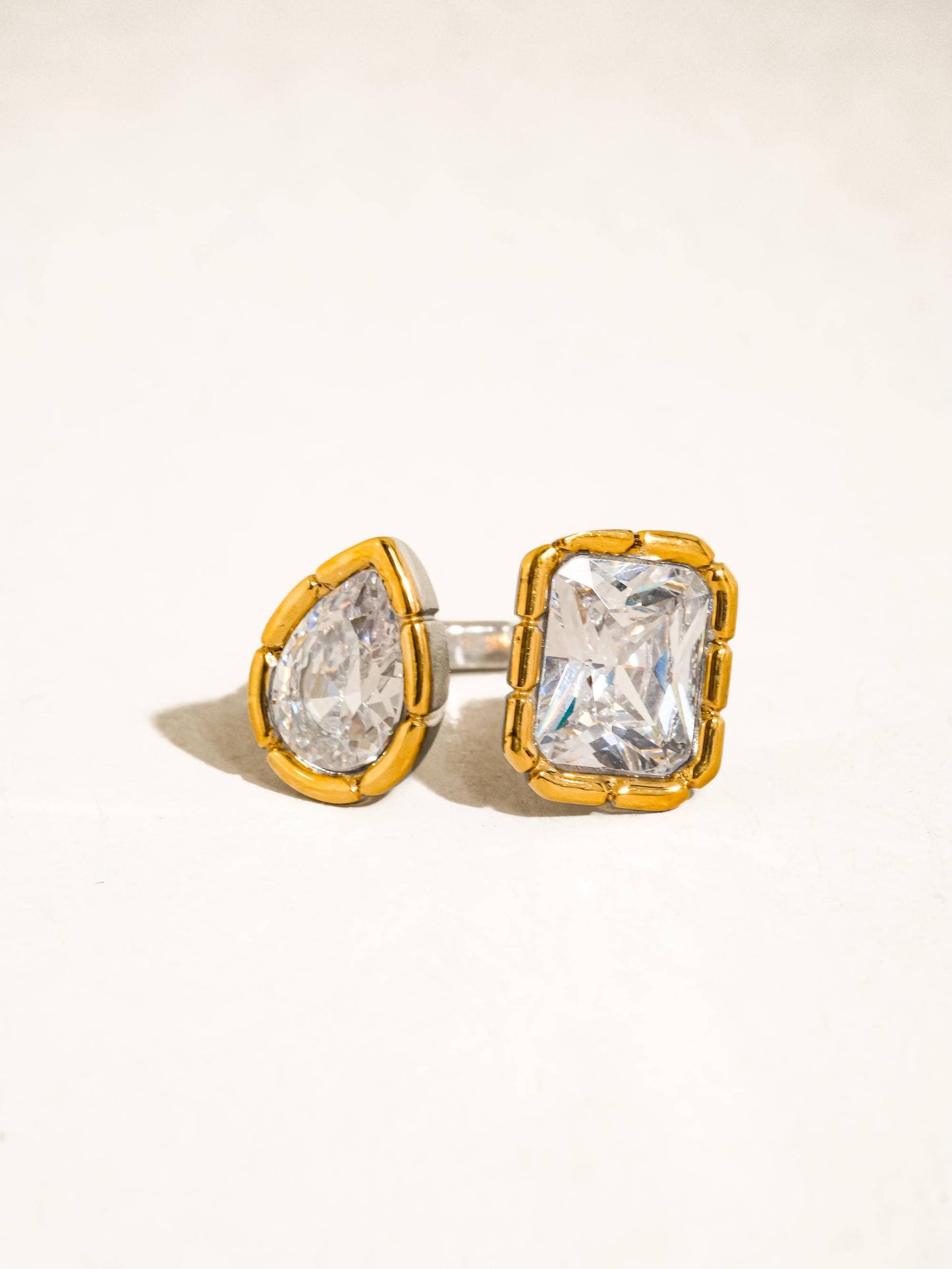 Alexis 18k Gold Non-Tarnish AdjustableRing