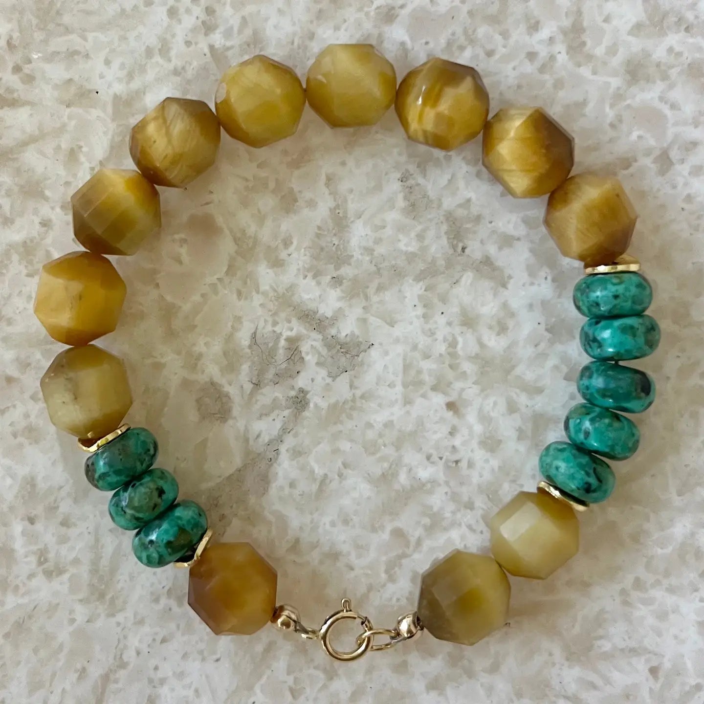 Tiger Eye Strength Stone Bracelet