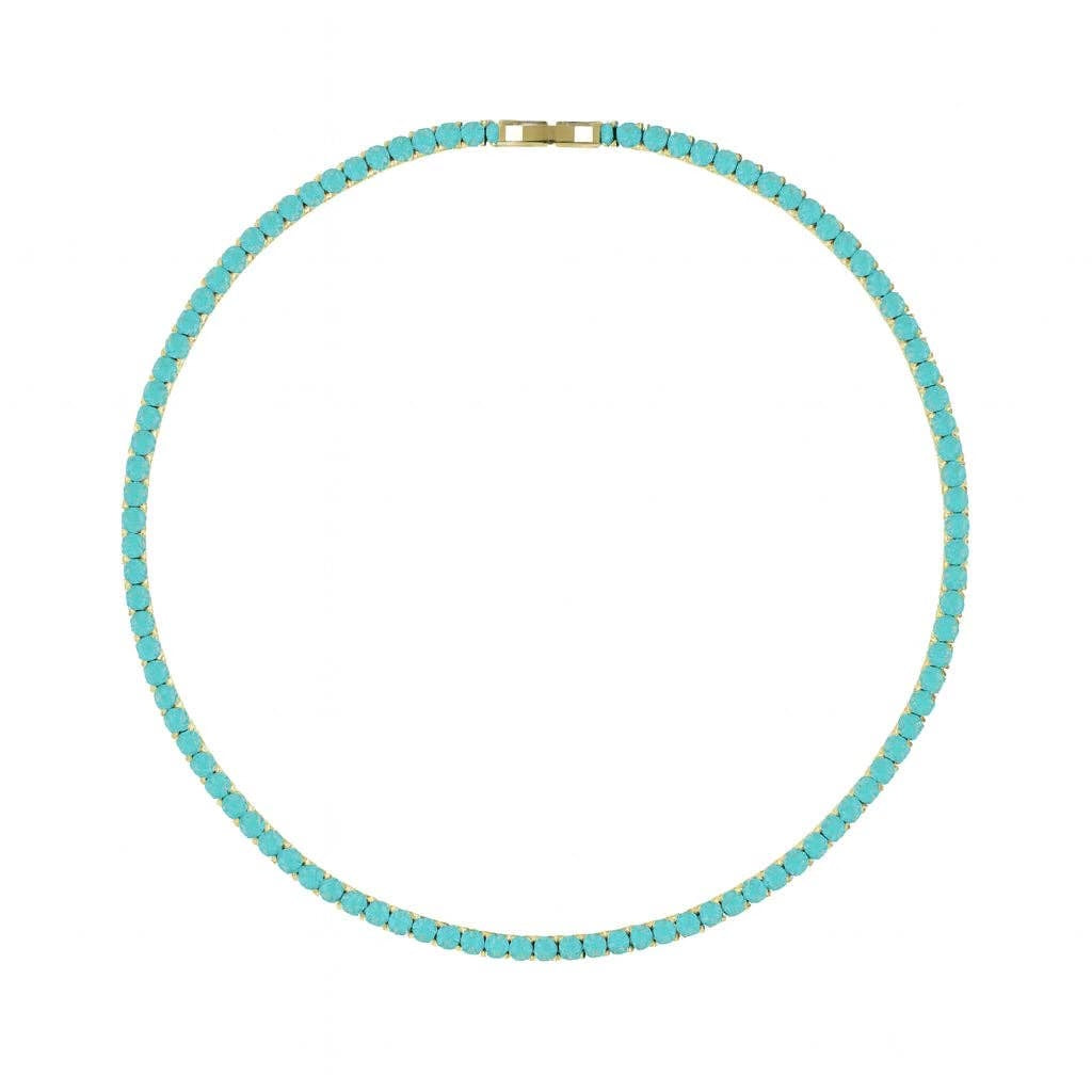 Turquoise Tennis necklace