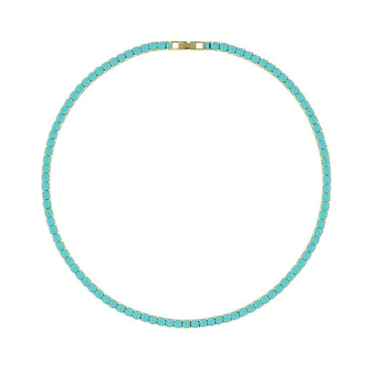 Turquoise Tennis necklace