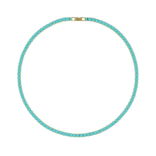Addison Turquoise Tennis necklace