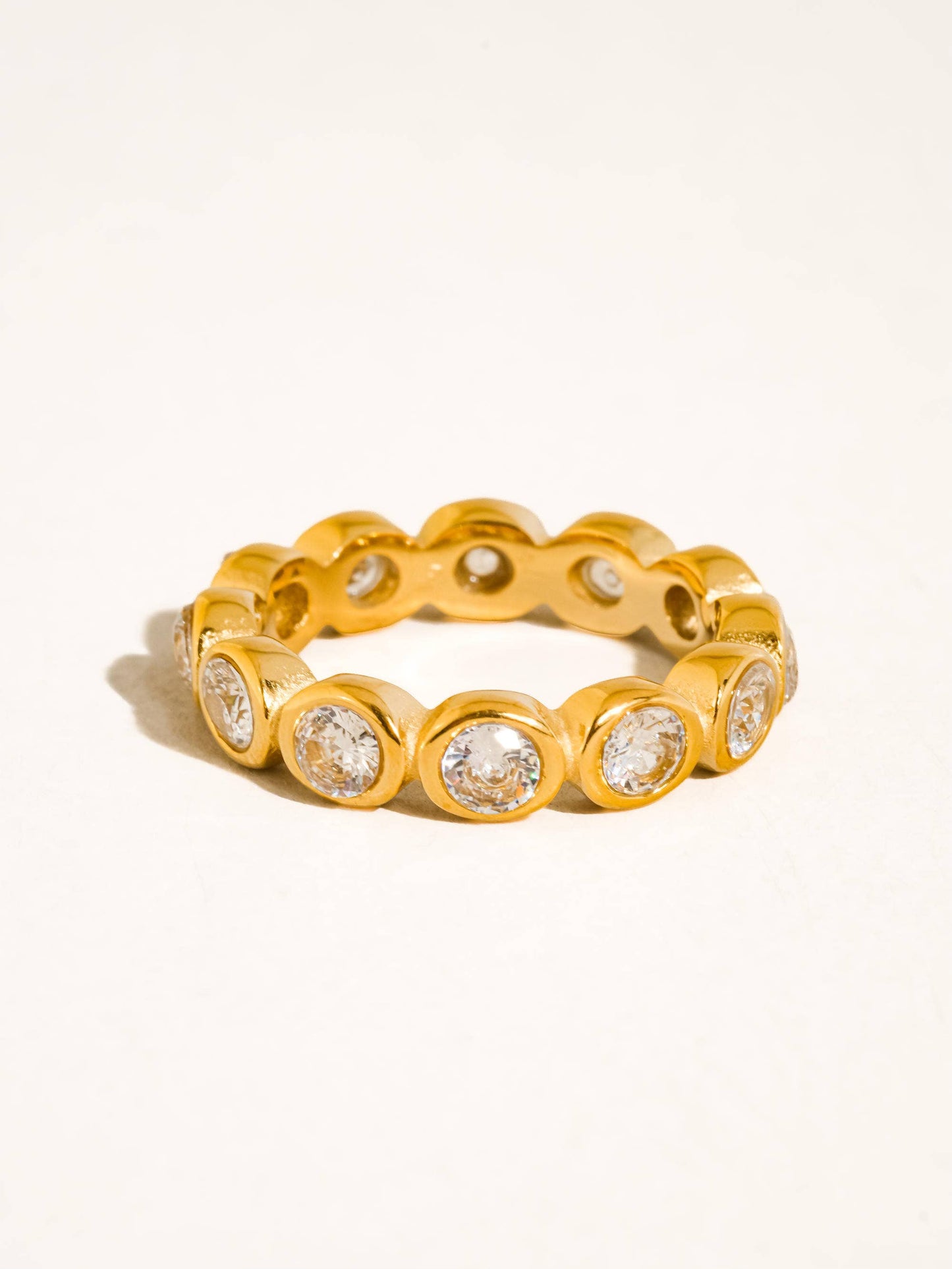 Lluvia 18k Gold Non-Tarnish Ring