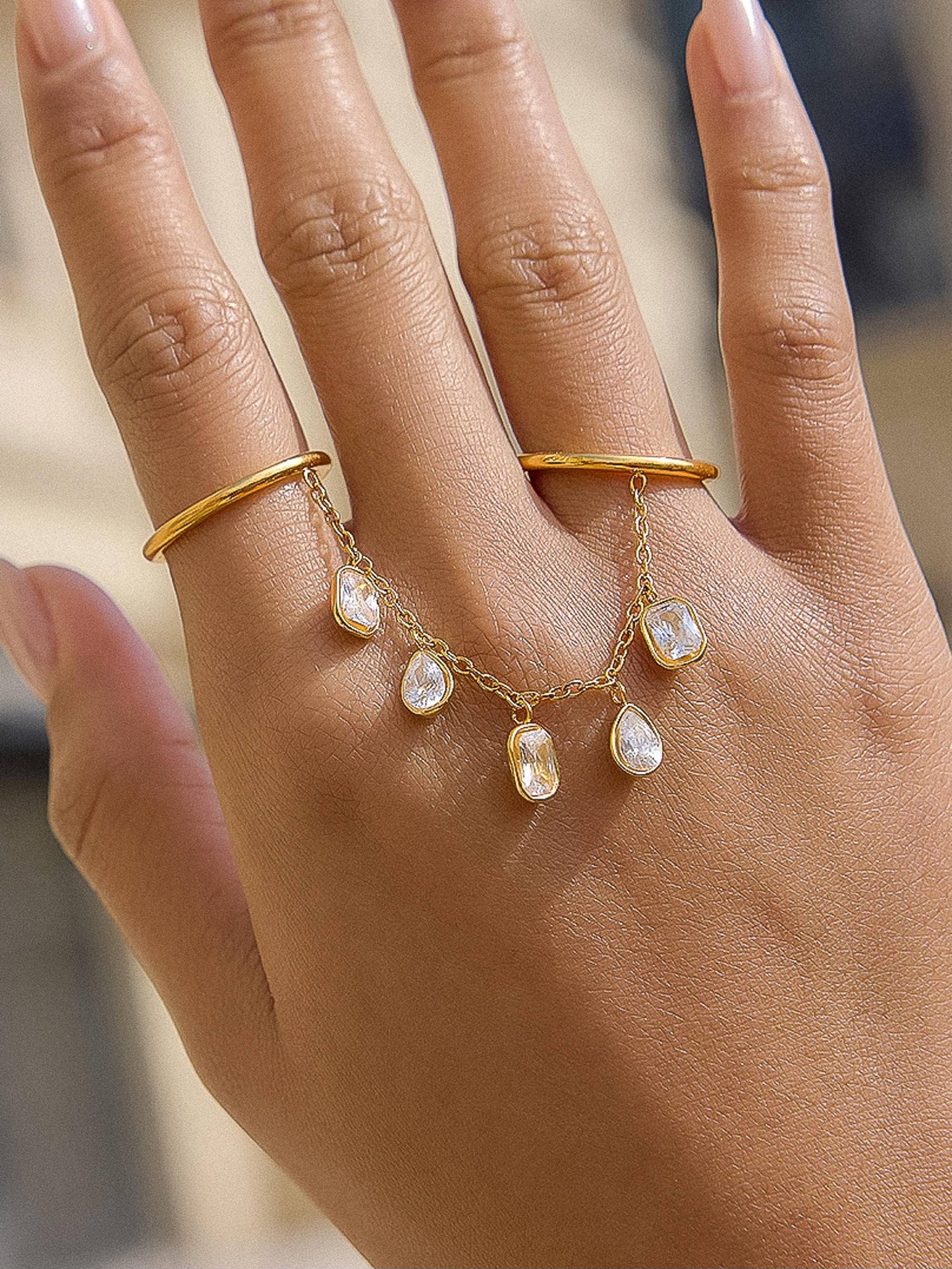 Brookie 18k Gold Non-Tarnish Ring
