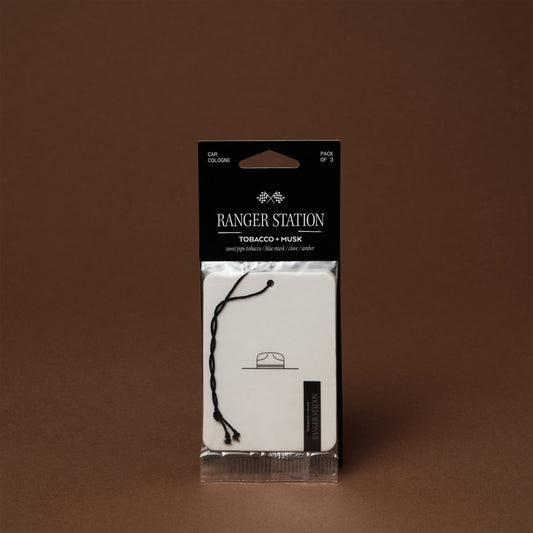 Ranger Station Tobacco & Musk Car Cologne 3-pack